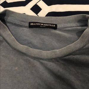 Light blue brandy Melville soft t-shirt!